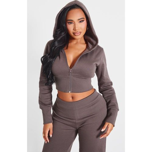 Shape Hoodie court ajusté - PrettyLittleThing - Modalova