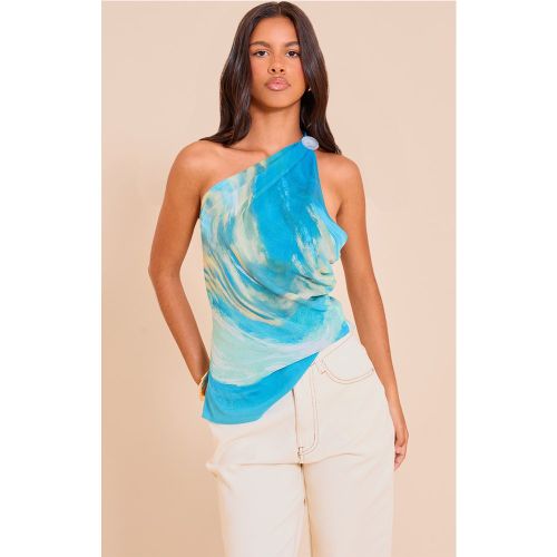 Petite Top imprimé à dos nu - PrettyLittleThing - Modalova