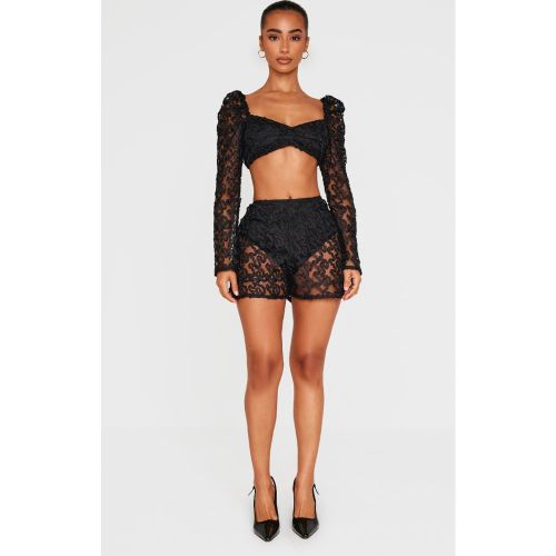 Petite Short tissé texturé - PrettyLittleThing - Modalova