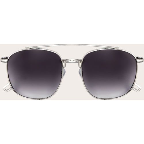 Lunettes de soleil style aviateur oversize à monture fine - PrettyLittleThing - Modalova
