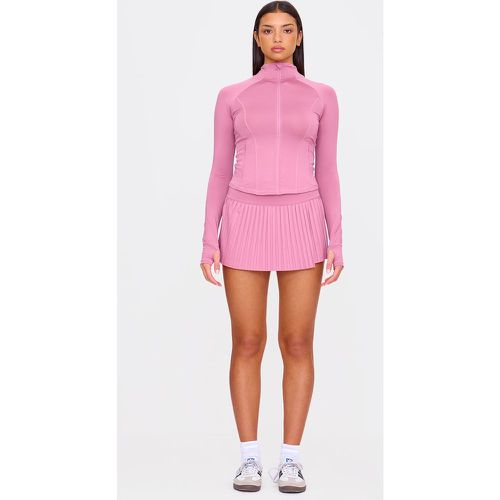 Jupe de sport stretch rose plissée - PrettyLittleThing - Modalova