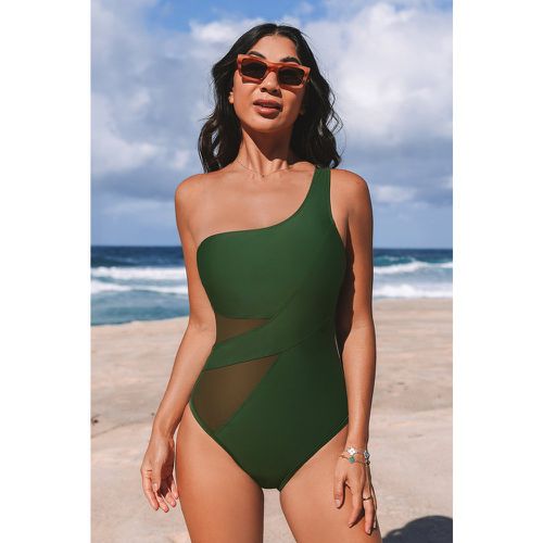 Maillot de bain une pièce asymétrique standard eucalyptus - CUPSHE - Modalova