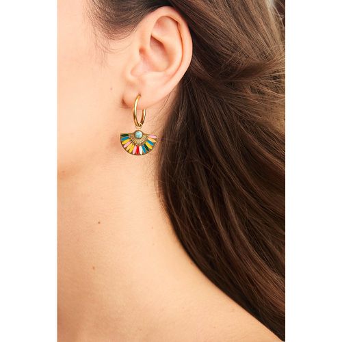 Boucles d'oreilles créoles en forme d'éventail - CUPSHE - Modalova