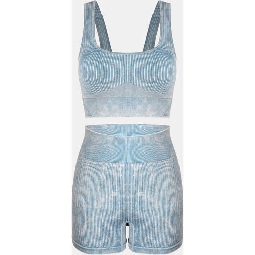 Ensemble de sport en tricot côtelé - CUPSHE - Modalova