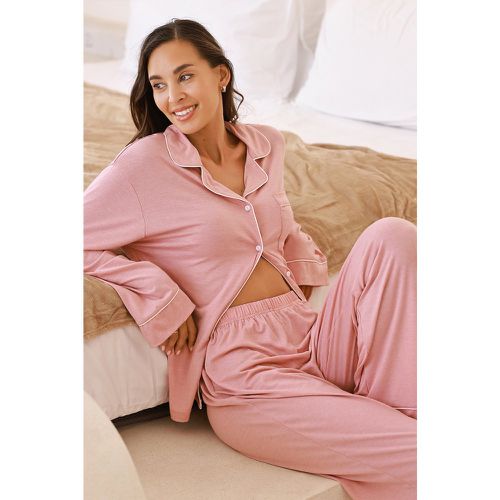 Ensemble pyjama haut à manches longues avec pantalon - CUPSHE - Modalova