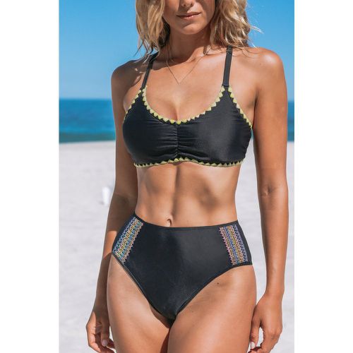 Bikini sportif taille haute à point coquille - CUPSHE - Modalova