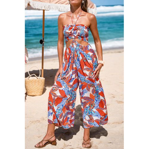 Combinaison tropicale col cœur - CUPSHE - Modalova