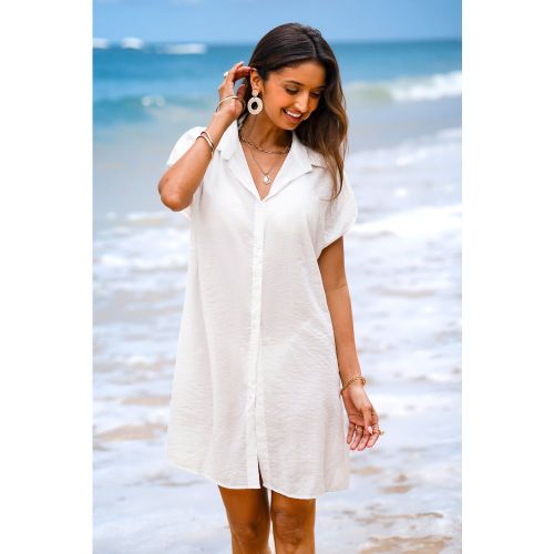 Kimono cover up boutons sur le devant - CUPSHE - Modalova