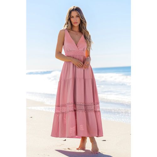 Robe longue mauve sans manches - CUPSHE - Modalova