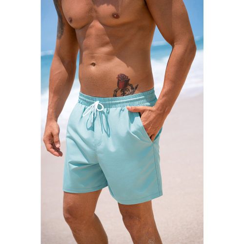 Short de plage bleu poches - CUPSHE - Modalova
