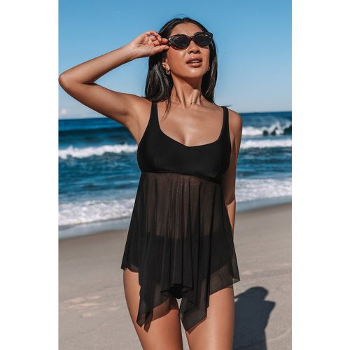 Tankini à ourlet mouchoir et bas taille haute - CUPSHE - Modalova