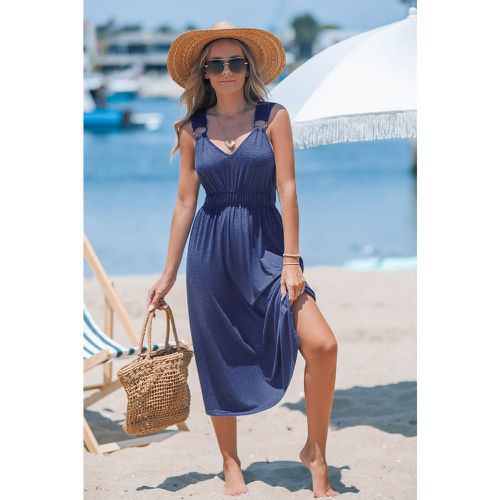 Robe midi avec joint torique bleue - CUPSHE - Modalova