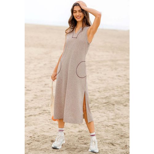 Robe en jersey sans manches à col en V et forme en H - CUPSHE - Modalova