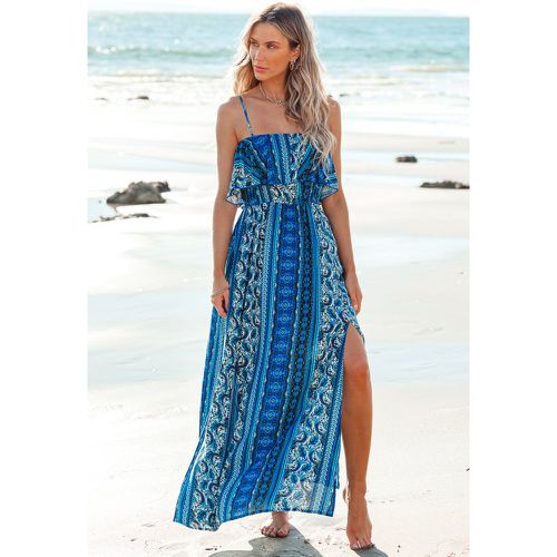 Robe maxi avec corsage à volants paisley - CUPSHE - Modalova