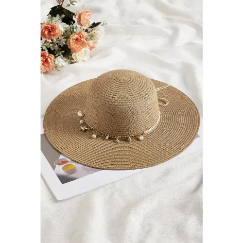 Sac en paille bandeau de coquillages - CUPSHE - Modalova