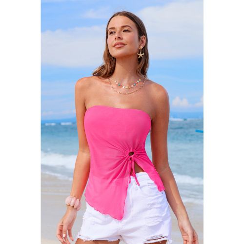 Top rose ourlet fendu - CUPSHE - Modalova
