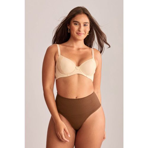 Culotte nude gainante ventre plat + coupe haute - CUPSHE - Modalova