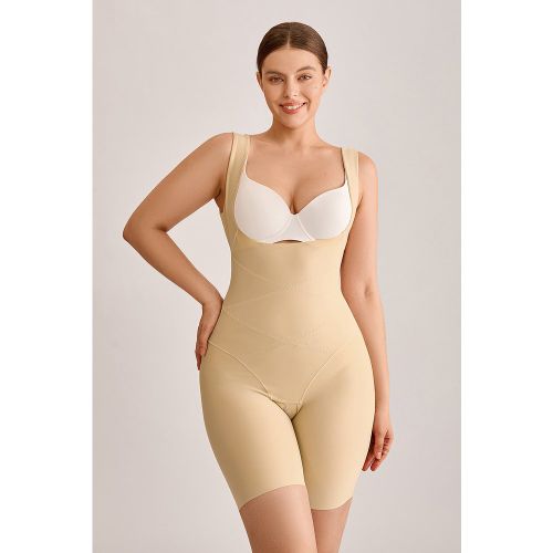 Body gainant ventre plat + couleur nude - CUPSHE - Modalova