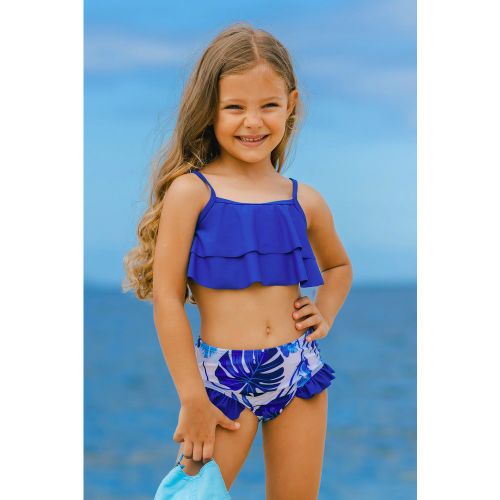 Tankini tropical à col carré - CUPSHE - Modalova