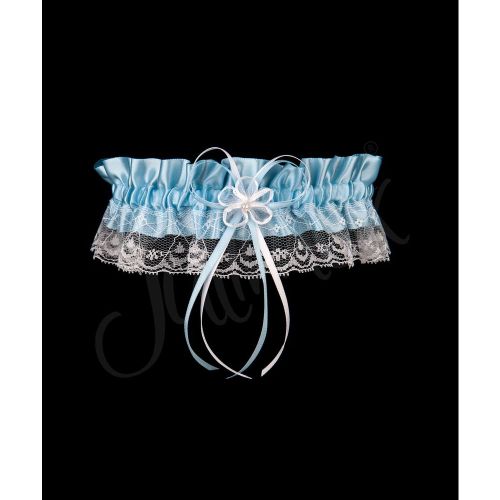 Jarretière satin et dentelle AVIGNON - JULIMEX - Modalova