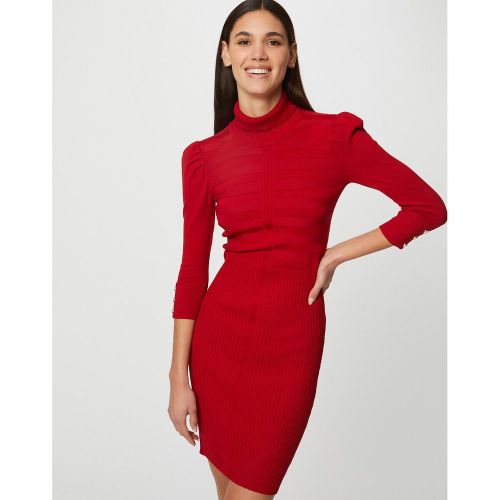 Robe en fine maille, col montant - Morgan - Modalova