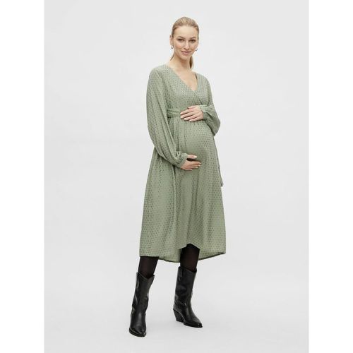 Robe de grossesse mi-longue 2-en-1 MLCILLE - MAMA LICIOUS - Modalova