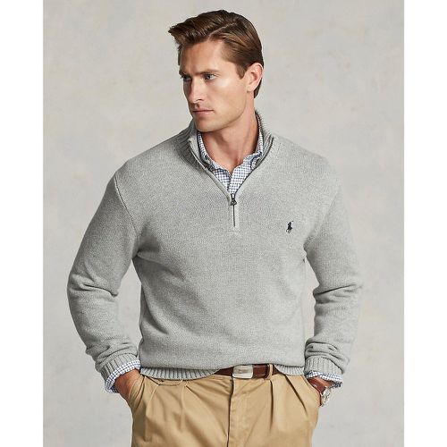 Pull en demi-zip en Coton 7G avec logo brodé - Polo Ralph Lauren - Modalova