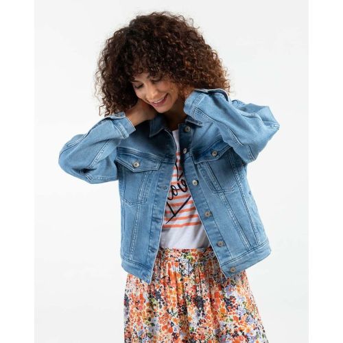 Veste courte en jean standard 100 by oeko-tex® - MISE AU GREEN - Modalova