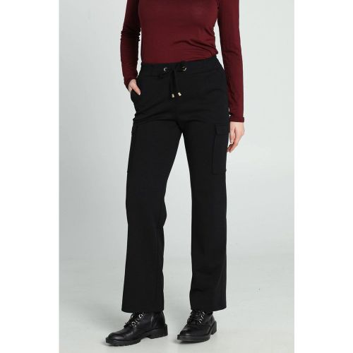 Pantalon long et droit avec ceinture élastique - CASSIS - Modalova