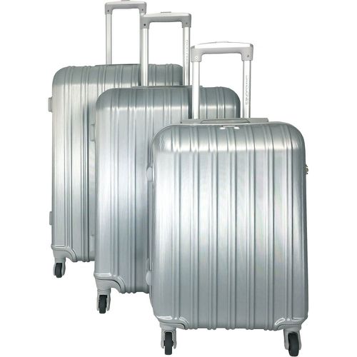 Lot 3 valises rigides dont 1 valise cabine abs - DAVID JONES - Modalova