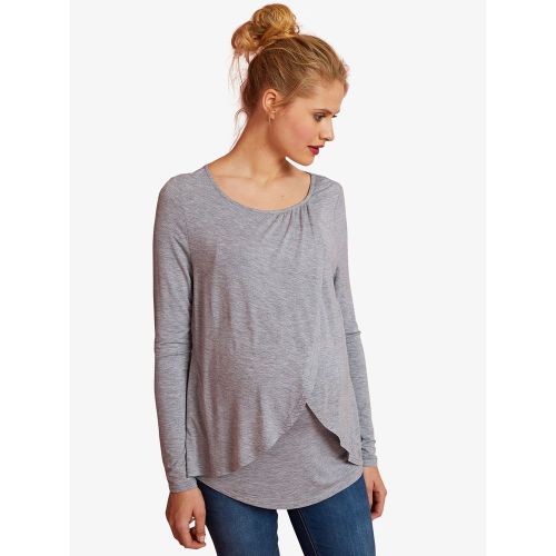 T-shirt croisé grossesse et allaitement - VERTBAUDET - Modalova