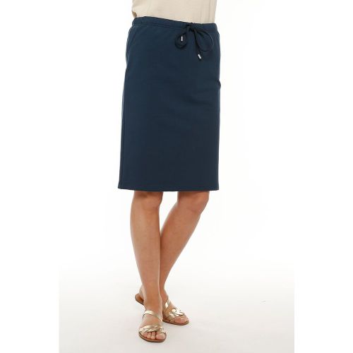 Jupe en molleton coton B.SOLFIN - Fabriqué en France - 92% COTON / 8% ELASTHANE - B. SOLFIN - Modalova