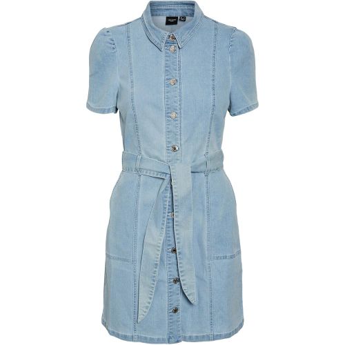 Robe chemise en jean - Vero Moda - Modalova
