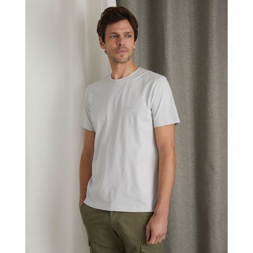 T-shirt cintré uni manches courtes col rond coton - MISE AU GREEN - Modalova
