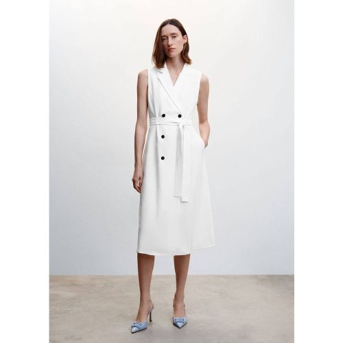 Robe gilet midi - Mango - Modalova