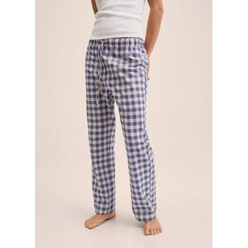 Petit Bateau garçon Pyjama Pyjama Twill à carreaux bleu blanc retro 98-146