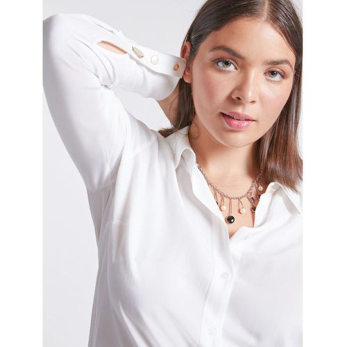 Chemise avec boutons bijoux - FIORELLA RUBINO - Modalova