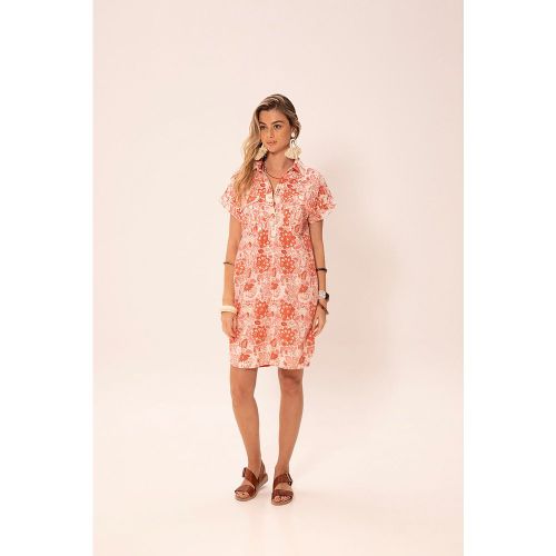 Robe courte imprimée ESMA - PALEM - Modalova