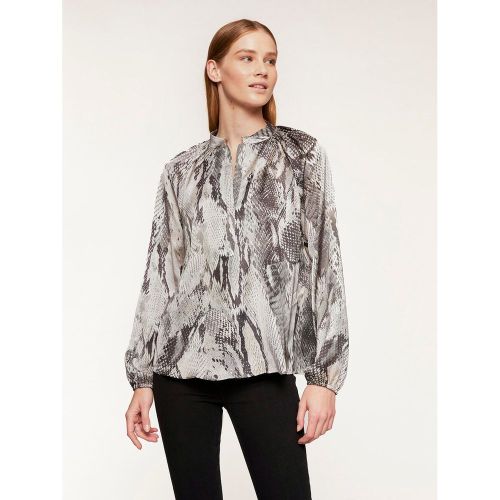 Blouse en satin motif python - MOTIVI - Modalova