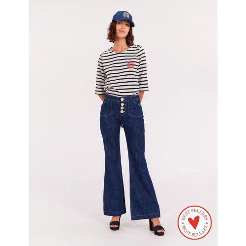 Pantalon coupe Flare en coton CHARLOTTE - INES DE LA FRESSANGE PARIS - Modalova