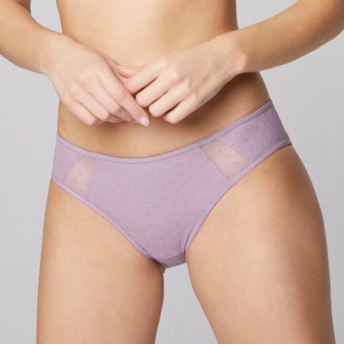 Slip microfibre et tulle fantaisie PERFECT ATTRACTION - LOU - Modalova