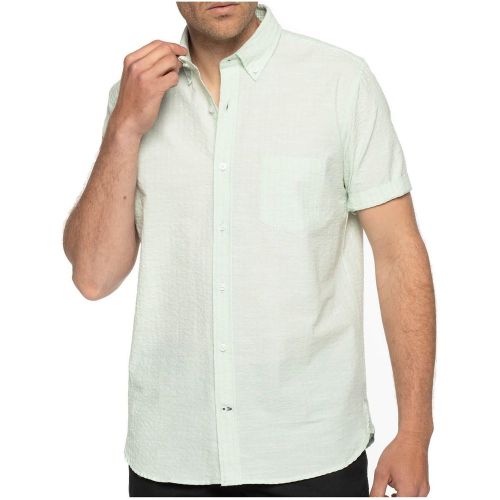 Chemise aspect gaufré manches courtes - SHILTON - Modalova