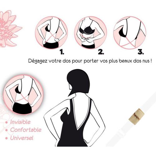 Convertisseur de soutien gorge 1 crochet pour effet dos nu - JULIMEX - Modalova