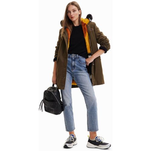 Parka sans manches peluche convertible - Desigual - Modalova