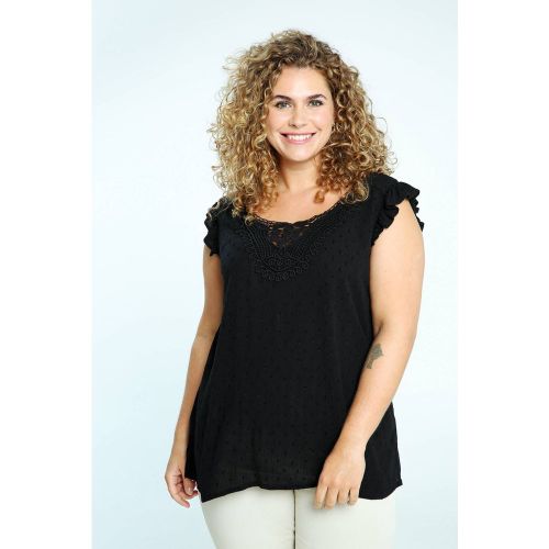 Blouse unie en viscose - PAPRIKA - Modalova