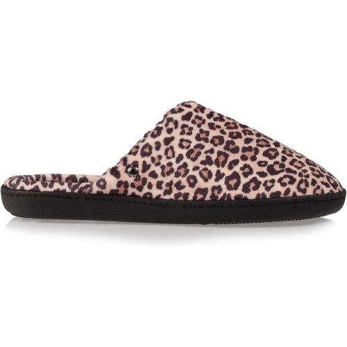 Chaussons mules microvelours - Isotoner - Modalova