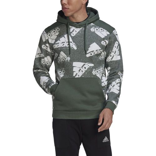 Sweat à capuche imprimé - adidas performance - Modalova
