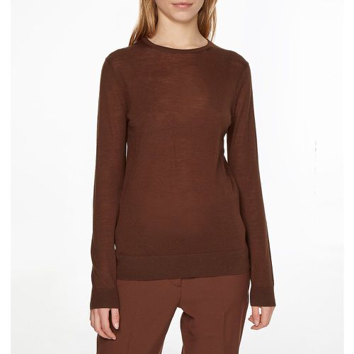 Pull en laine col rond en fine maille - Calvin Klein - Modalova