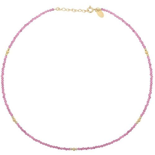 Collier doré à l'or fin tourmaline JERI - CAROLINE NAJMAN - Modalova