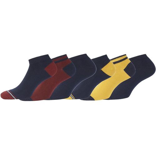 Paires De Chaussettes Socquettes Coton Lot De 6 - SERGE BLANCO - Modalova